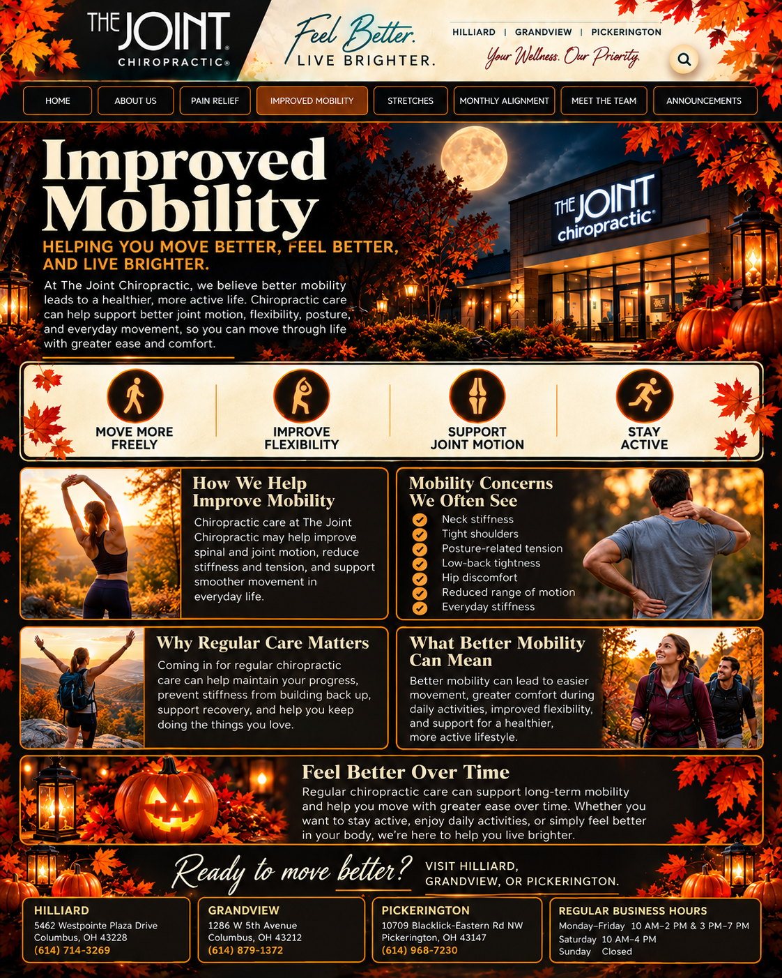 Improved Mobility