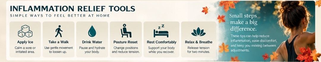 Inflammation Relief Tools: simple ways to feel better at home.